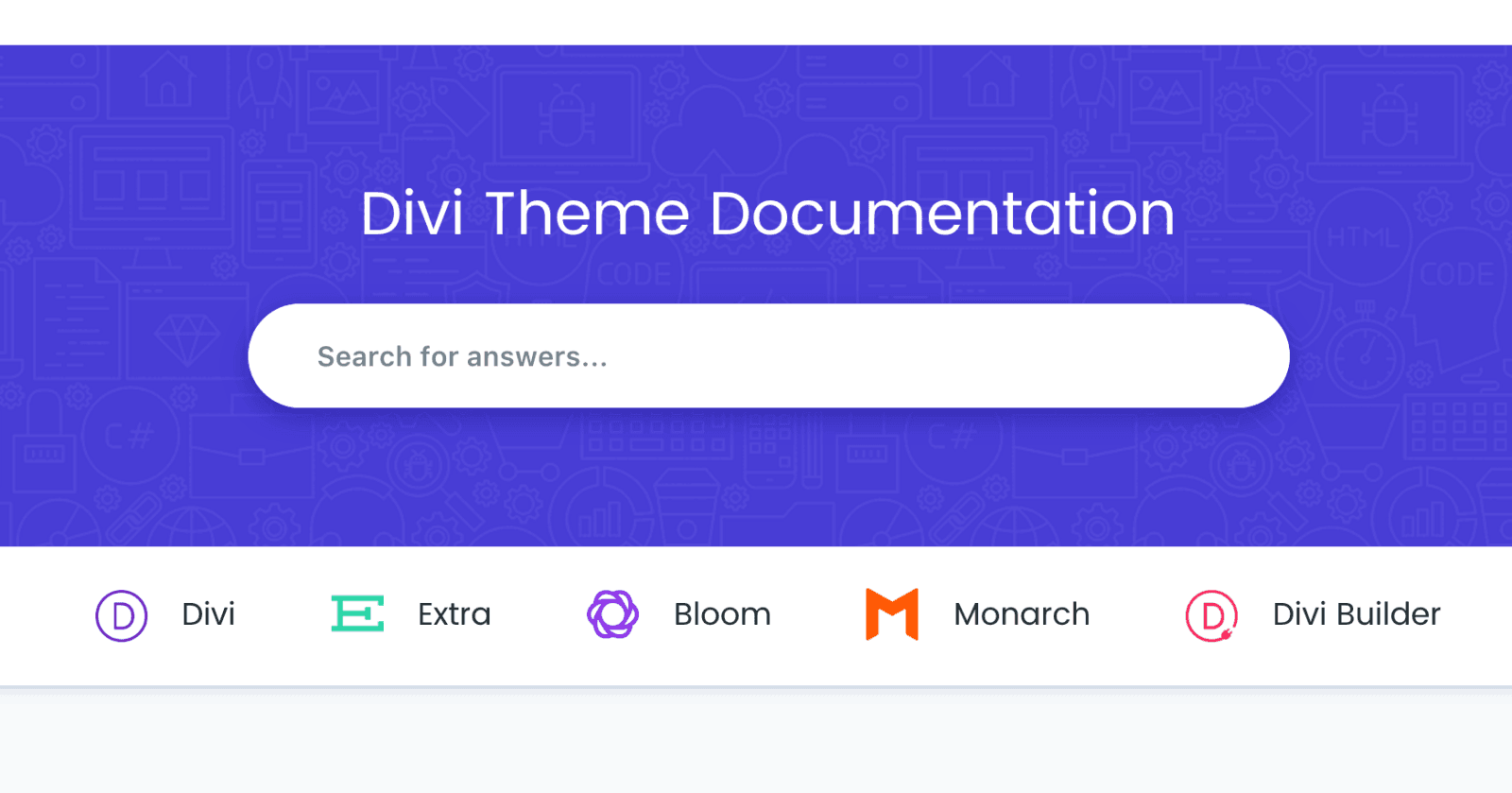 Divi theme documentation
