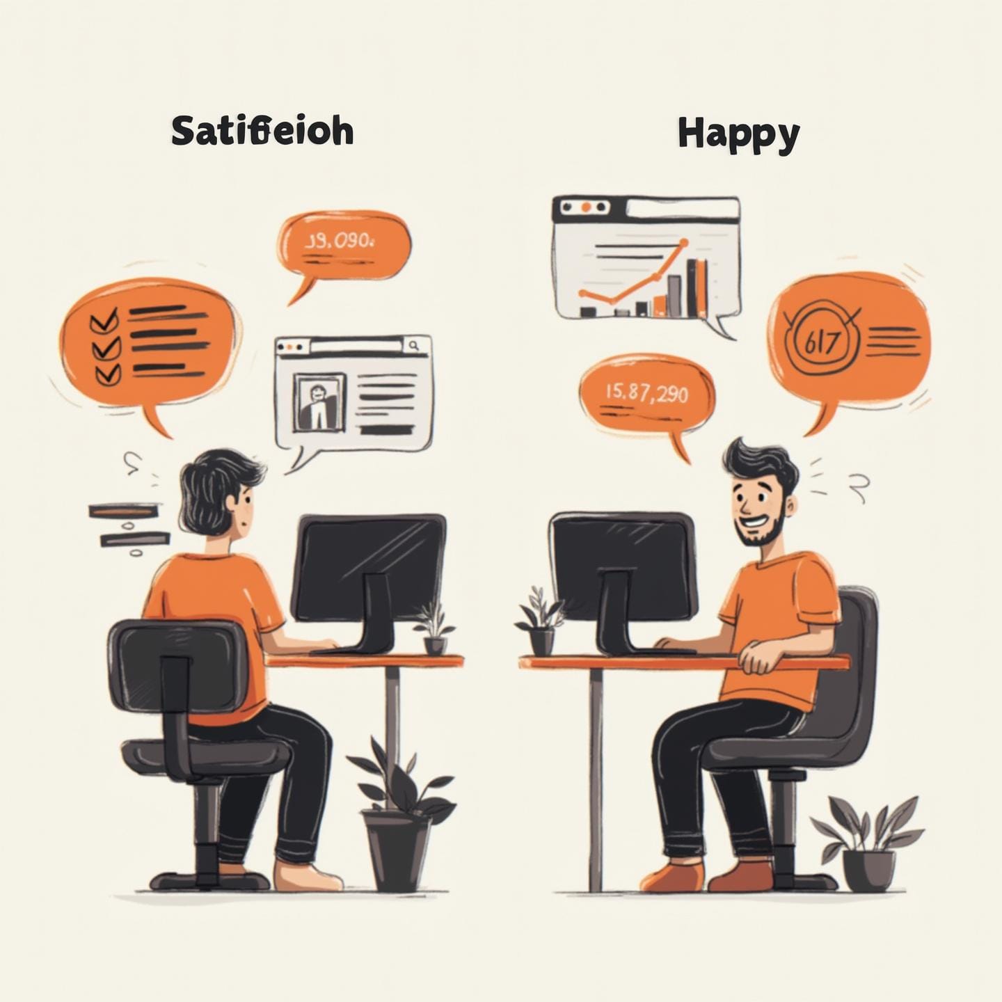 Chatbot user satisfaction comparison
