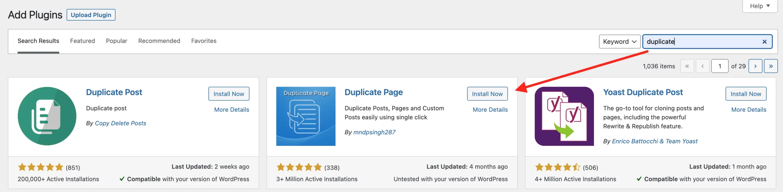 duplicate page plugin