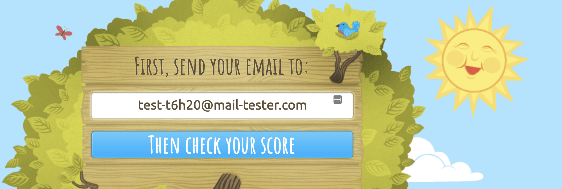 Email spam tester logo