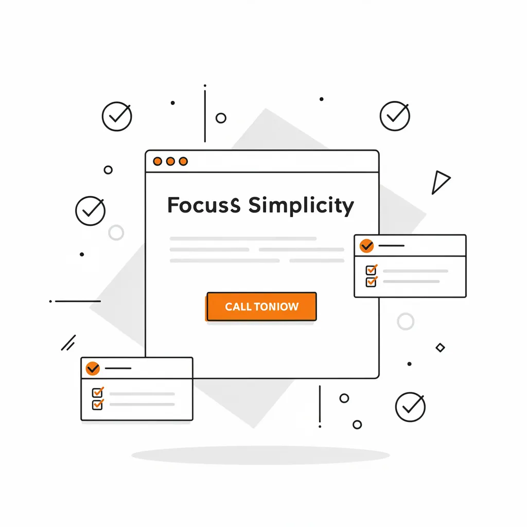 Focused micro site design