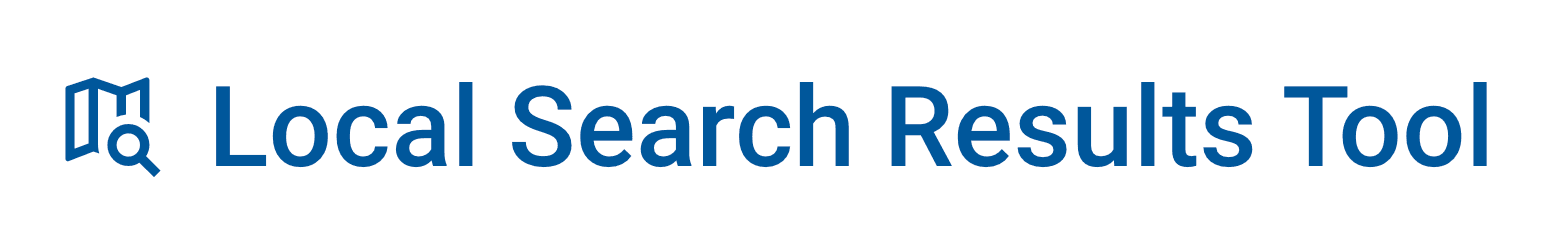 Local Search Results Tool logo