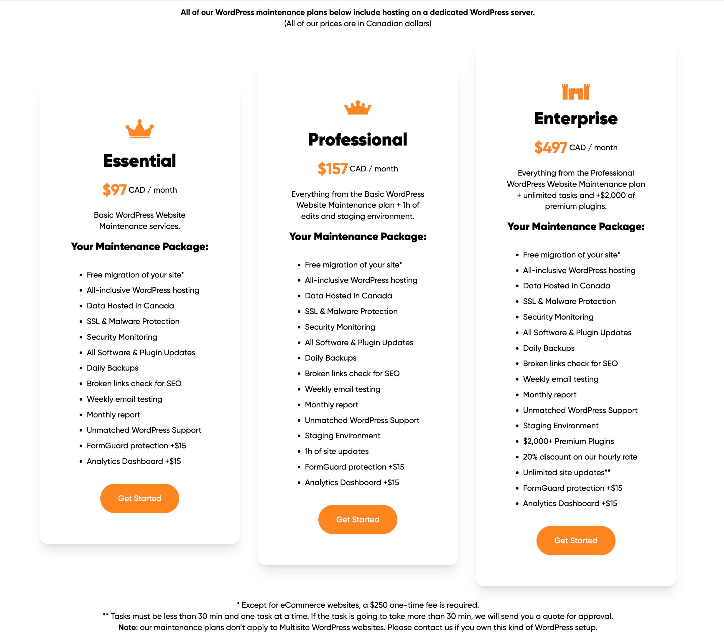 pricing 2026 wp expert wordpress maintenance