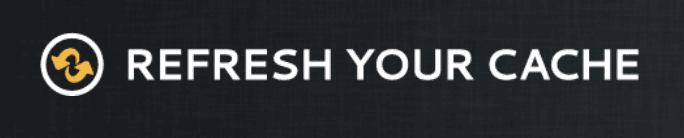 Refresh your cache logo