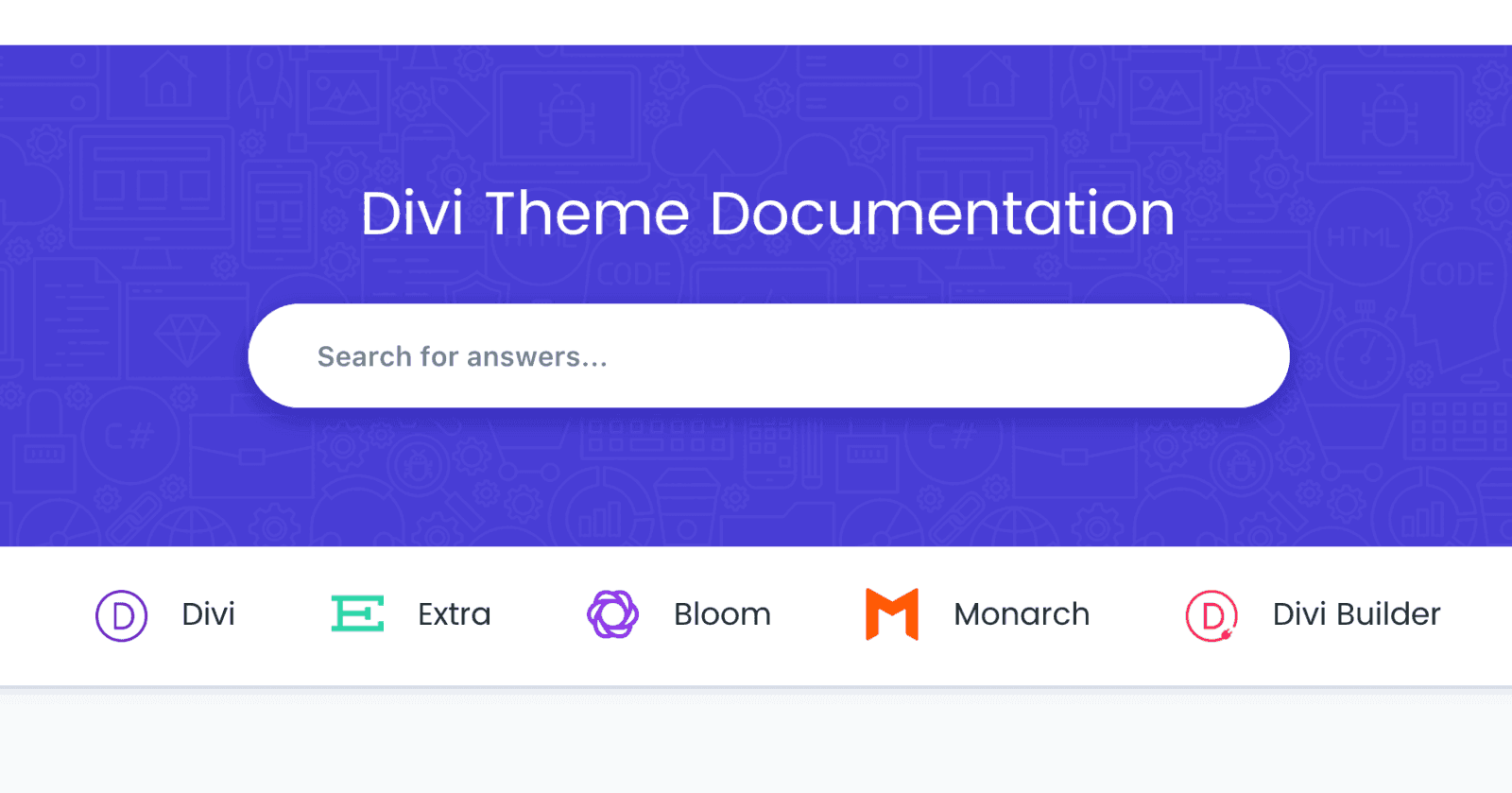 Divi theme documentation