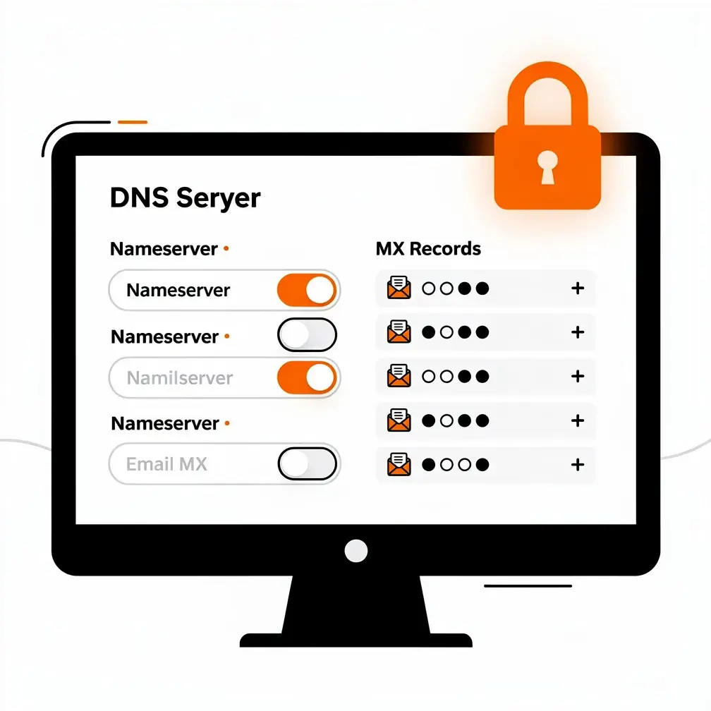 Updating DNS nameserver MX records
