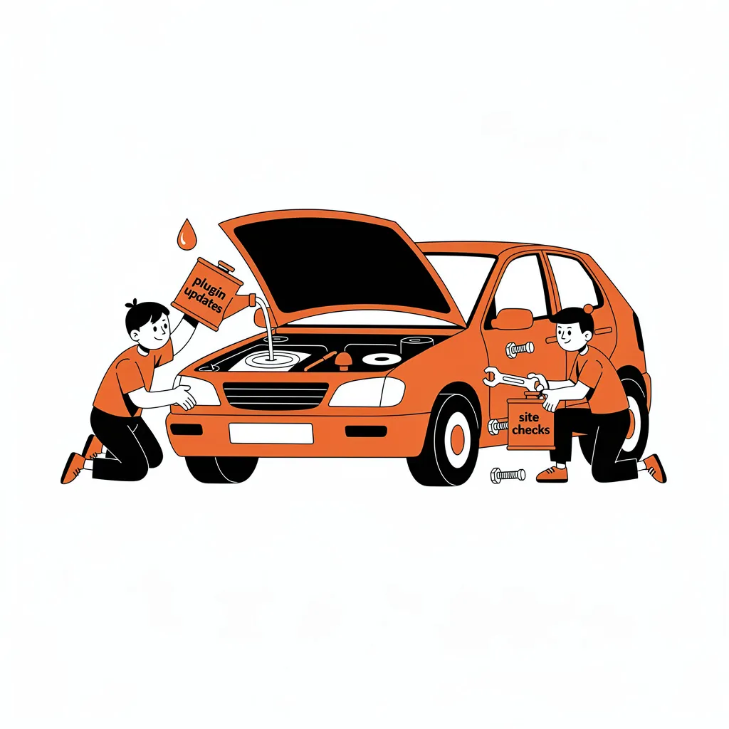 Website maintenance car metaphor