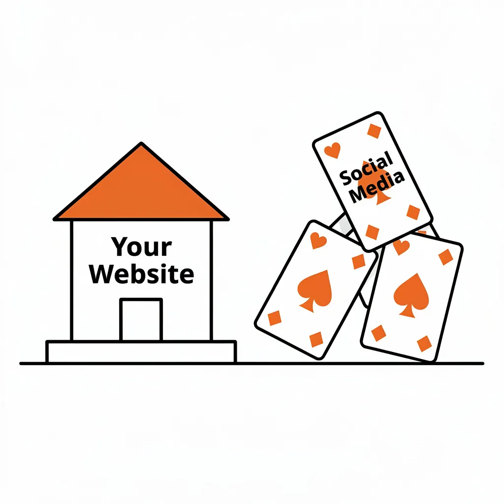 Website vs Social Media comparison