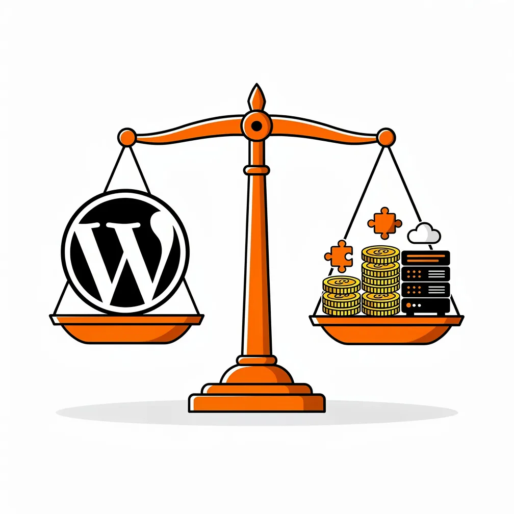 WordPress cost vs ownership breakdown