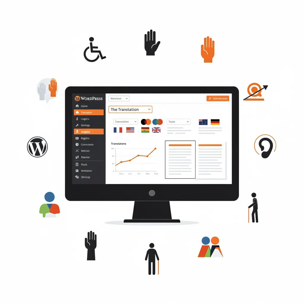 WordPress dashboard translation tools