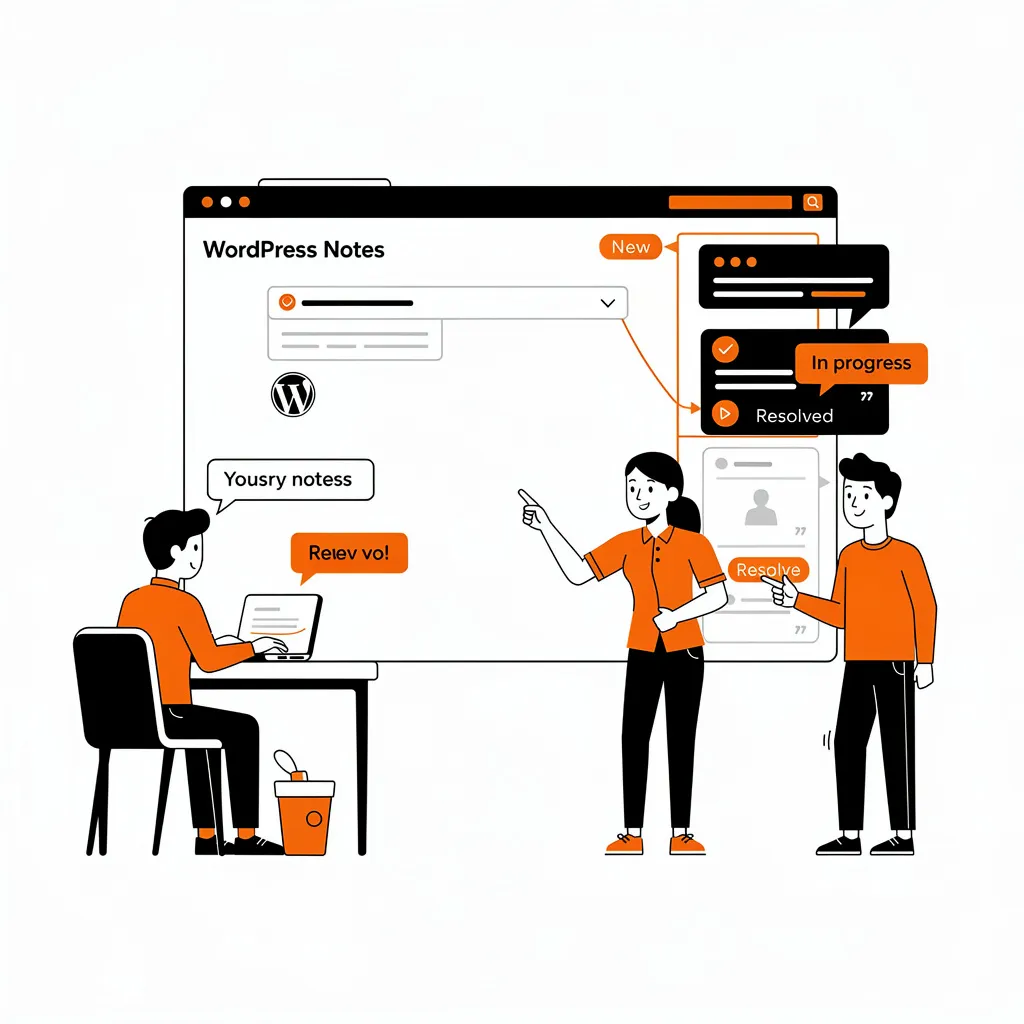 WordPress notes collaboration in editor