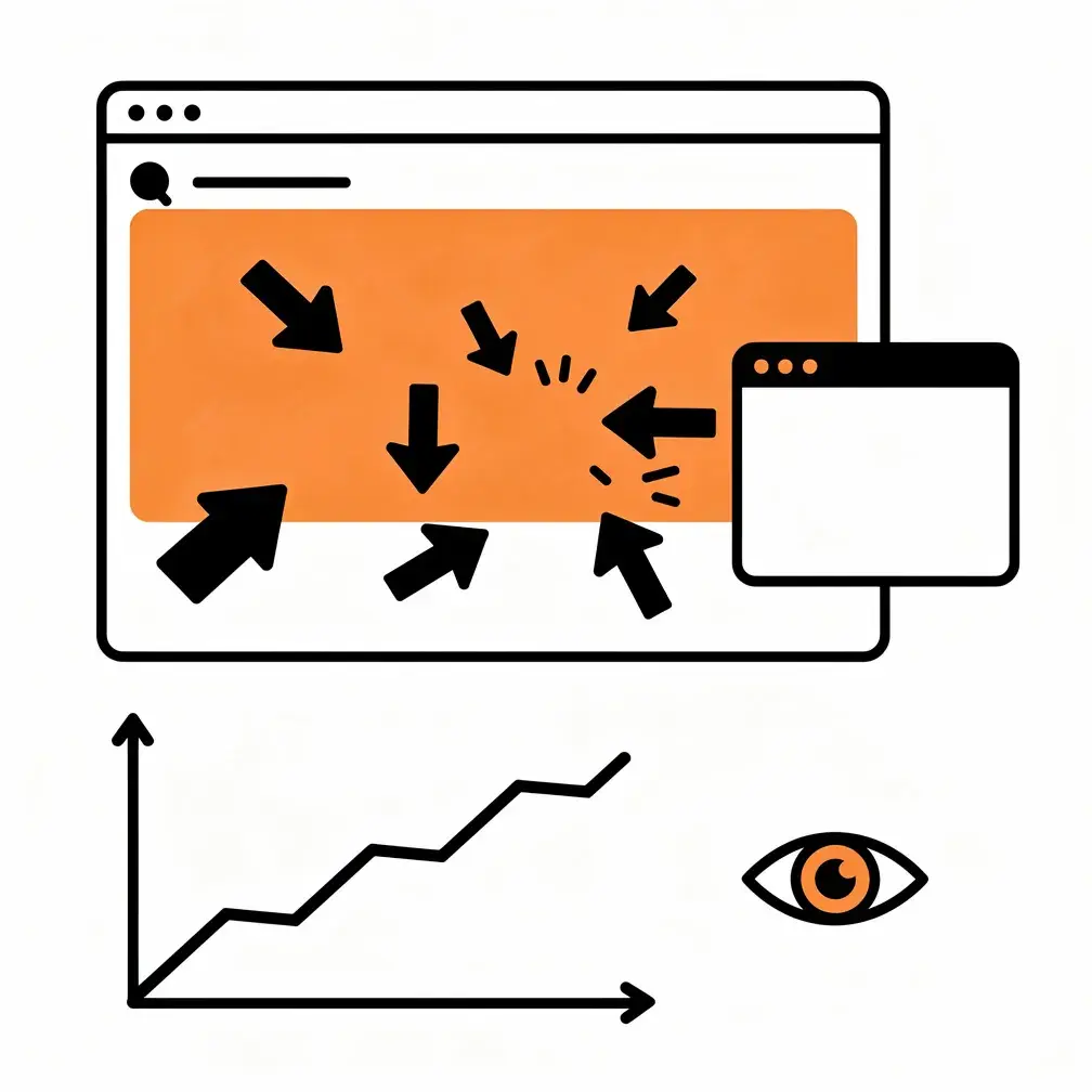 Zero-click search traffic shift